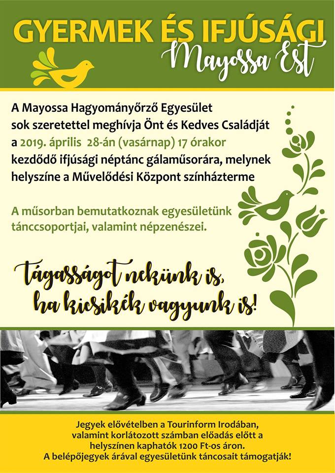 Gyermek és ifjúsági Majossa est