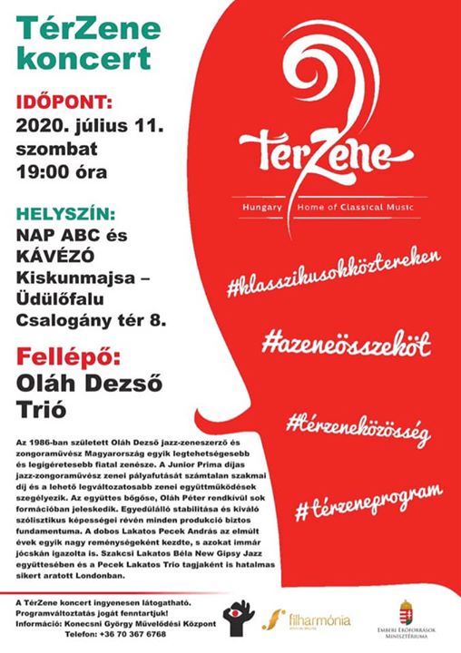 Térzene koncert a Kiskunmajsai Üdülőfaluban
