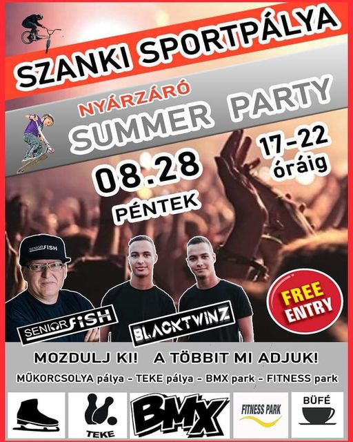 Nyárzáró Summer Party Szankon