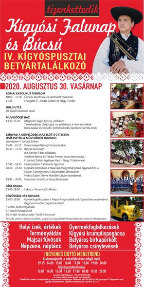 XII. Kígyósi falunap és búcsú