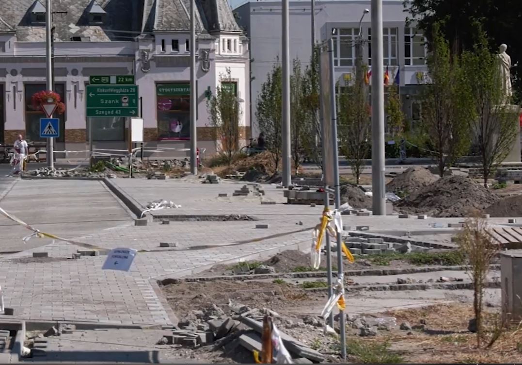A főtér fejlesztése
