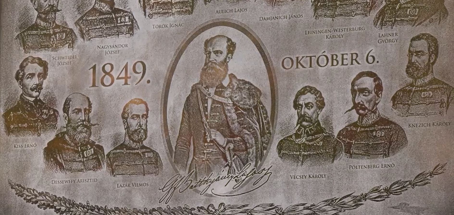 Az Aradi vértanúkra emlékeztek Kiskunmajsán