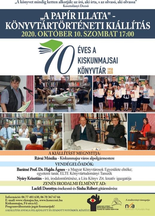 Hetven éves a Kiskunmajsai Városi Könyvtár
