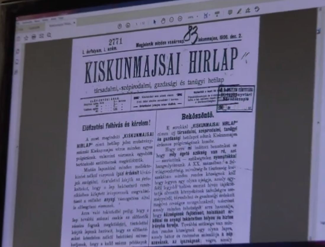 Digitális formában hozzáférhetők és kutathatók lesznek a régi majsai újságok
