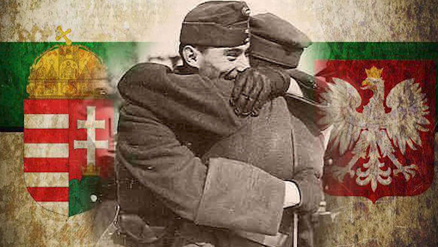 Lengyel-Magyar két jó barát, együtt harcol s issza borát
